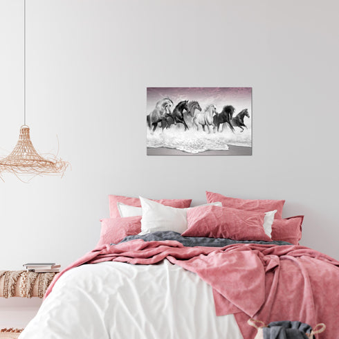 Wandbilder Wohnzimmer XXL Pferde Moderne Bilder Tiere
